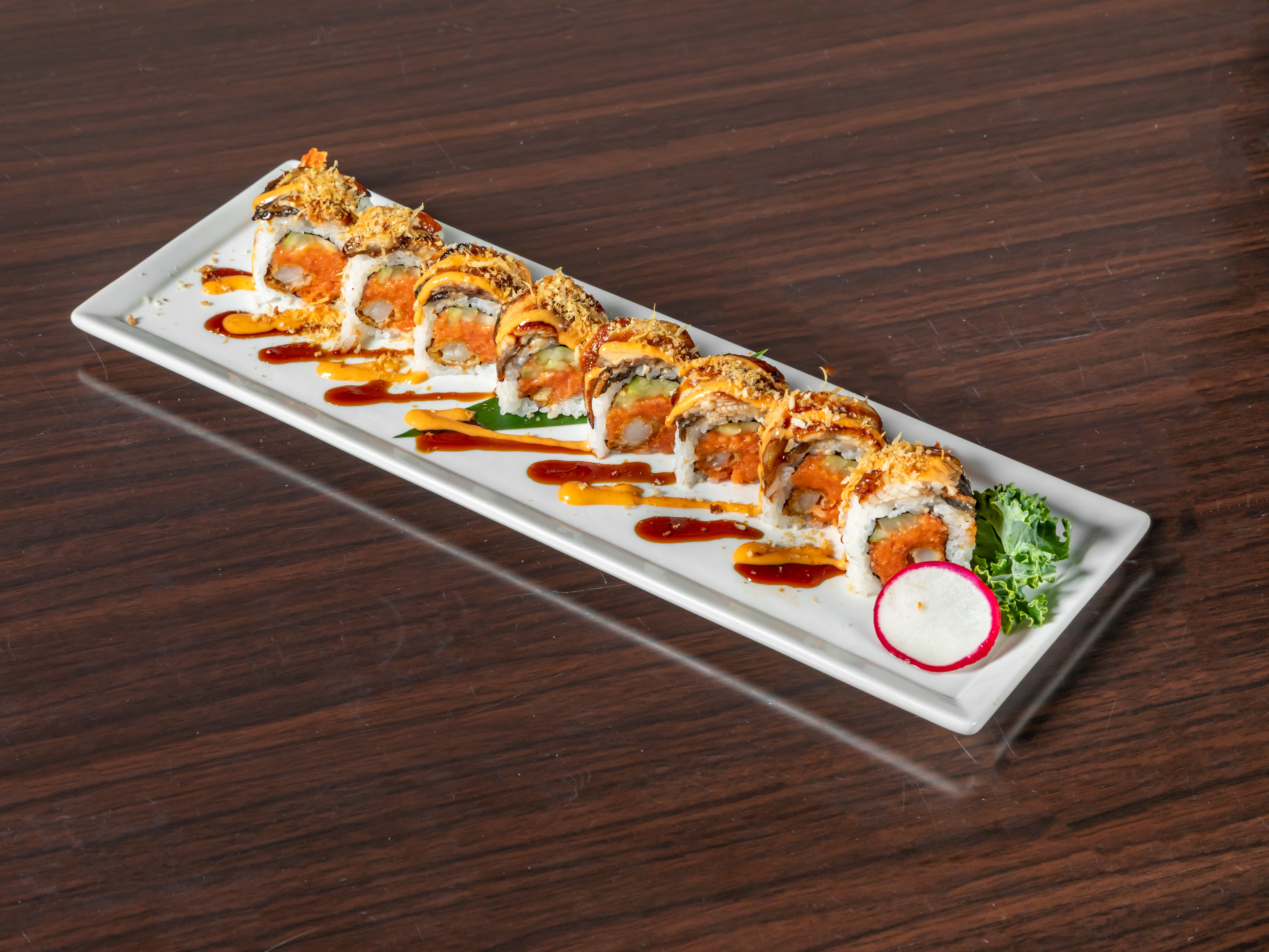 Order Unagi XO Roll food online from Hotto Sushi store, Orange on bringmethat.com