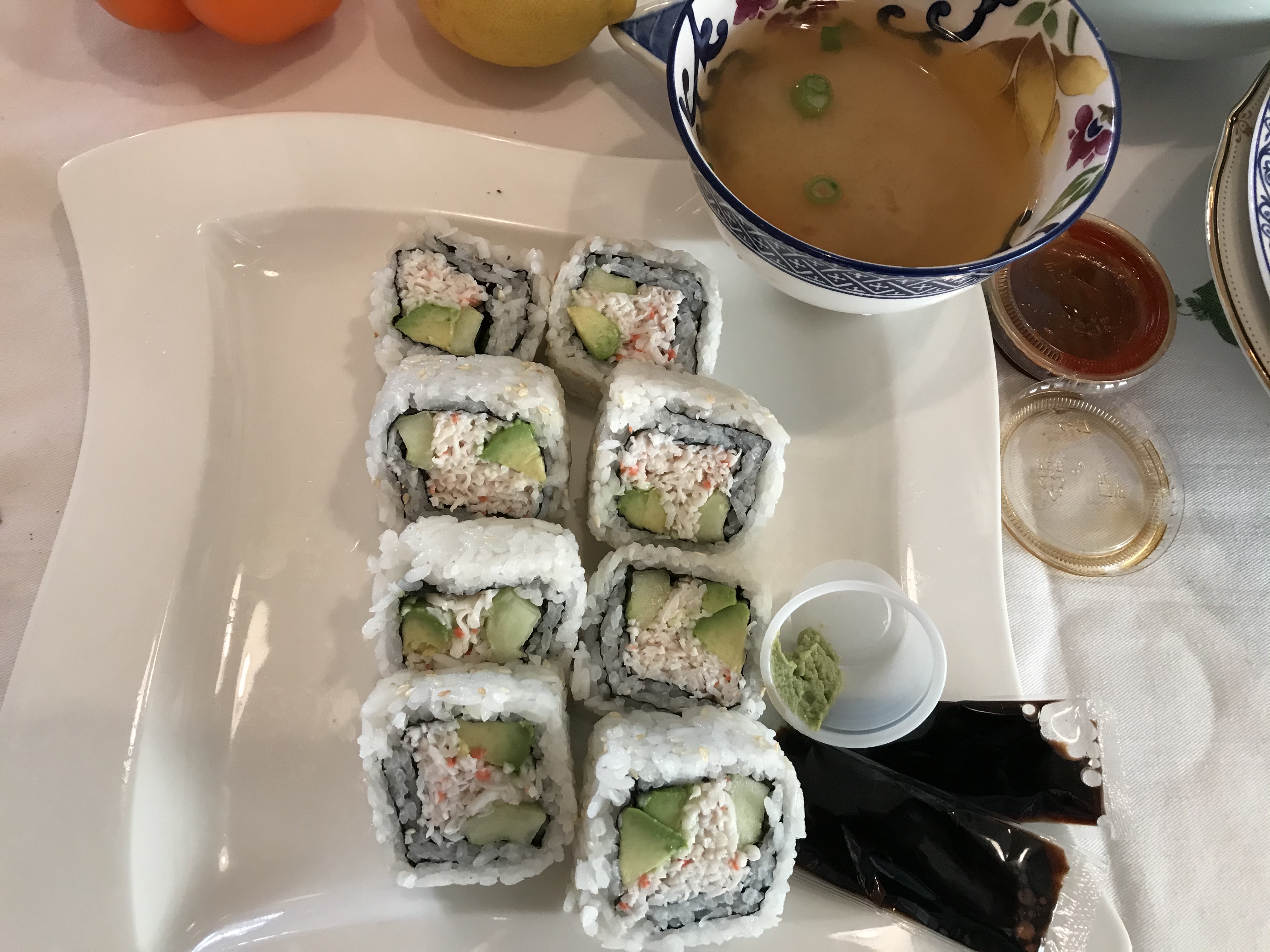 Order California Roll and Miso Soup food online from Joy Teriyaki store, Troutdale on bringmethat.com