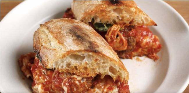 Order Meatball Parm Sando food online from Gioia Pizzeria store, San Francisco on bringmethat.com