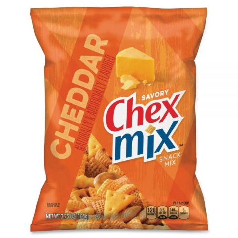 Order Chex Mix Cheddar 3.75oz food online from 7-Eleven store, Niagara Falls on bringmethat.com