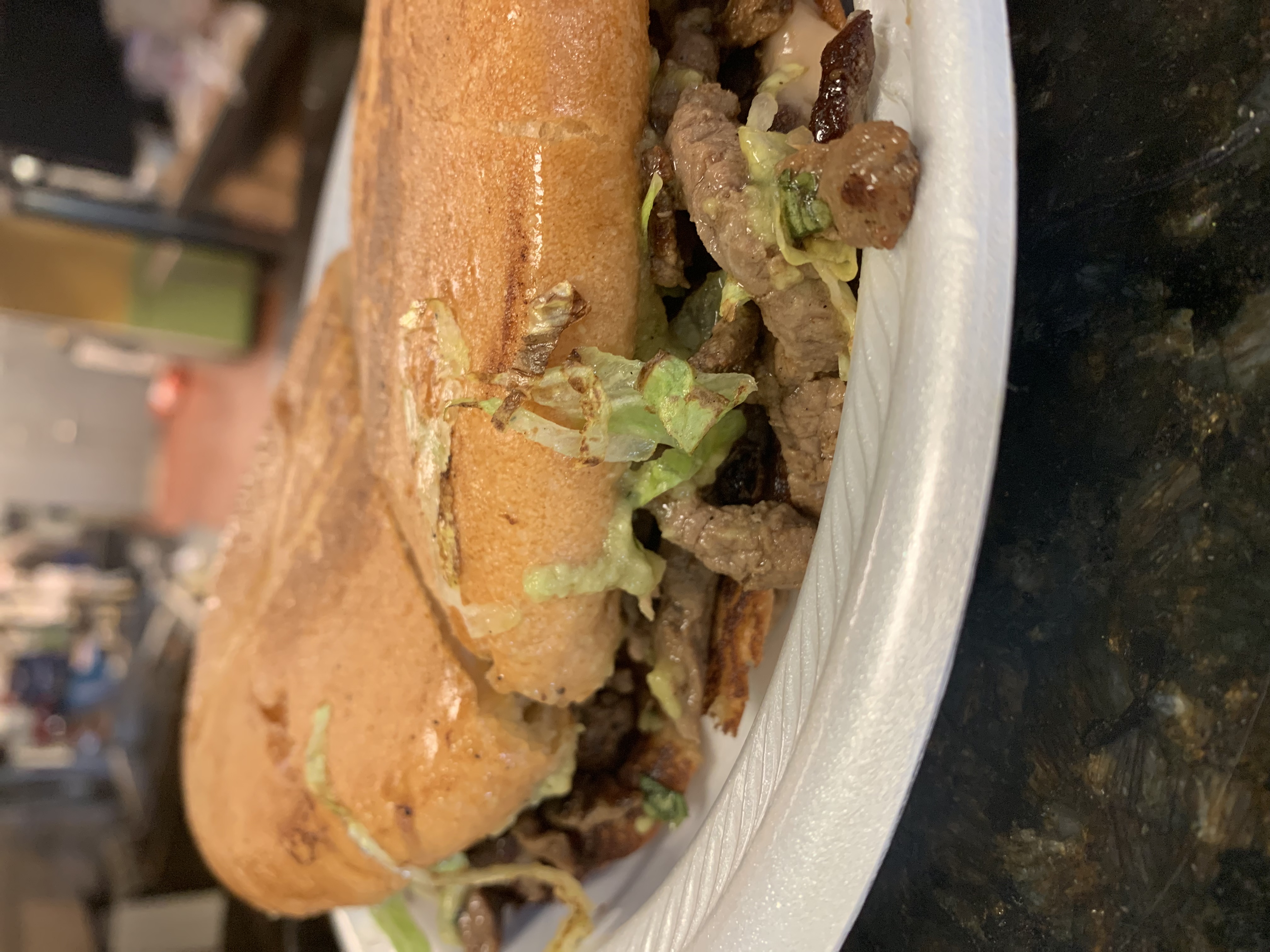 Order Carne Asade Torta food online from Cali Burrito store, Spring Hill on bringmethat.com