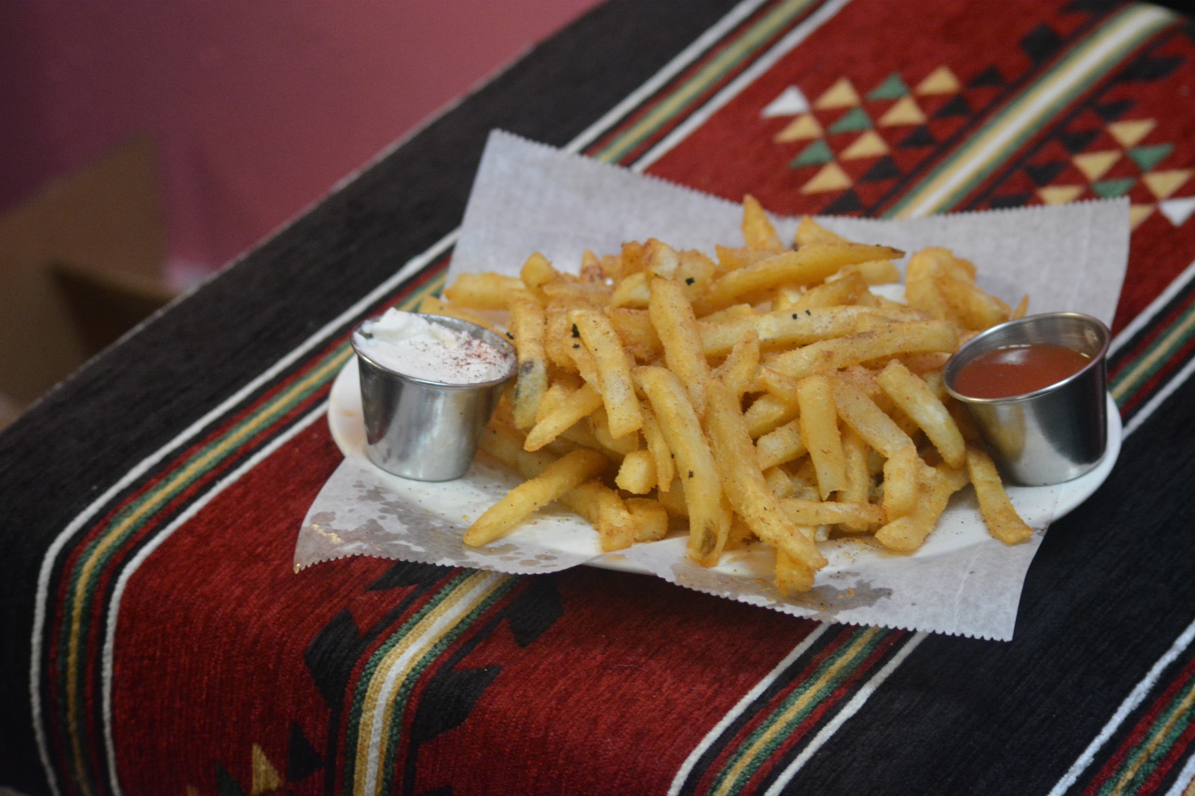 Order Fries food online from Majeed Mediterranean Restaurant store, Saint Louis on bringmethat.com