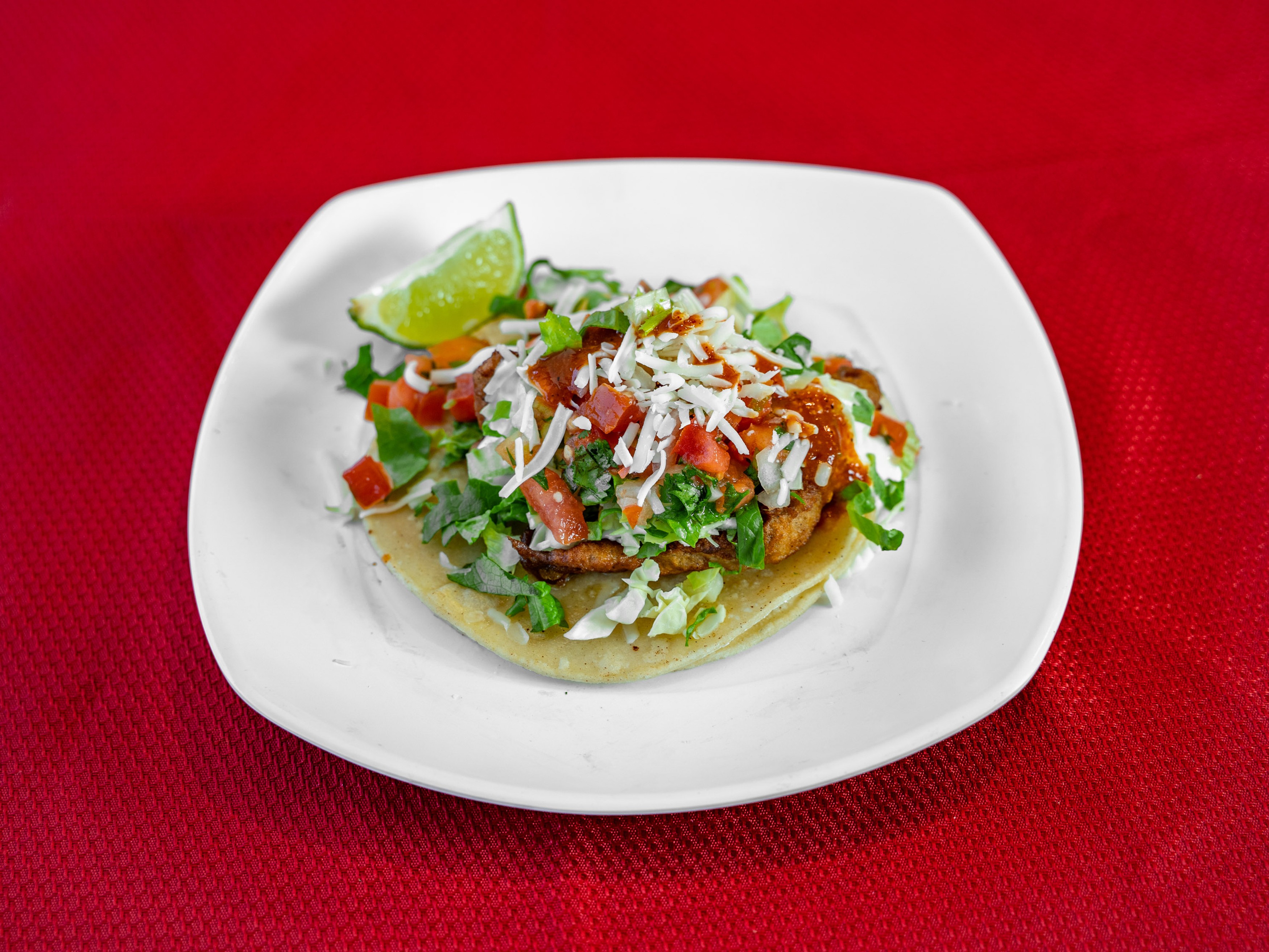 Order Fish Taco Plate food online from Ciscos Taqueria store, Marysville on bringmethat.com