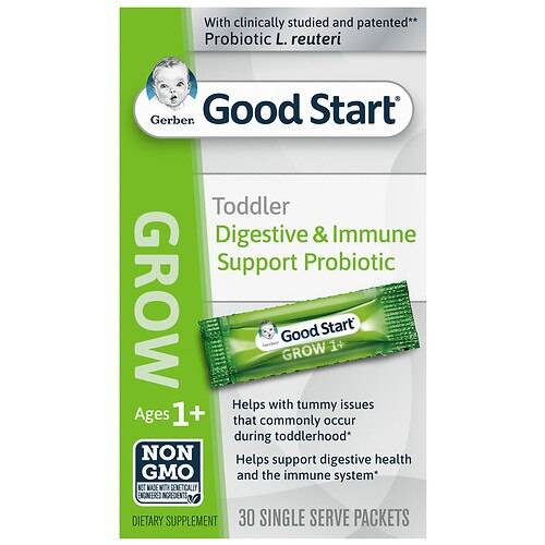 Order Gerber Good Start Grow Toddler Digestive & Immune Support Probiotic Dietary Supplement - 30.0 ea food online from Walgreens store, HEBER CITY on bringmethat.com