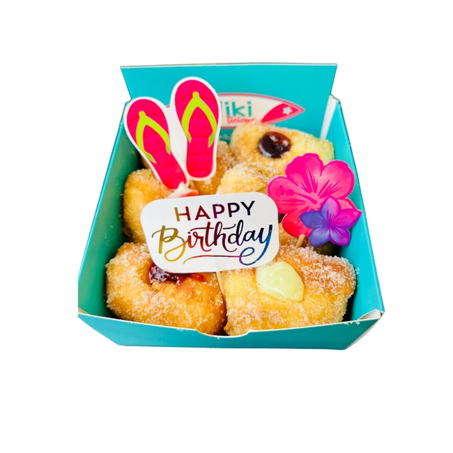 Order Happy Birthday (box of 6) food online from Wiki-Licious store, Anchorage on bringmethat.com