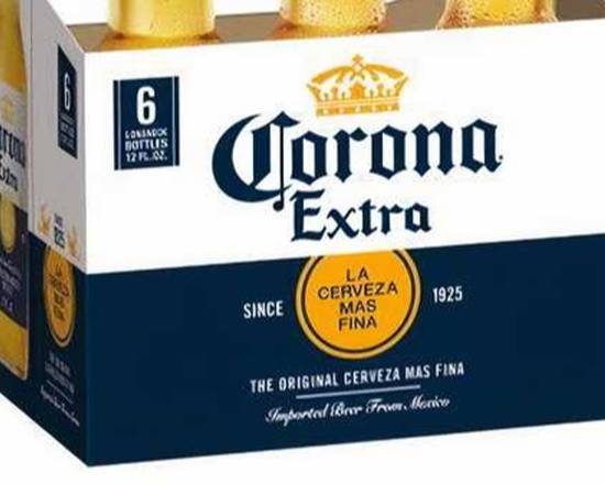 Order Corona Extra 6 Pack 12 oz Bottle food online from Shell store, Antioch on bringmethat.com