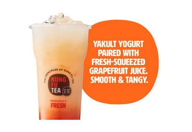 Order Yogurt Grapefruit Juice food online from Kung Fu Tea store, Brooklyn on bringmethat.com