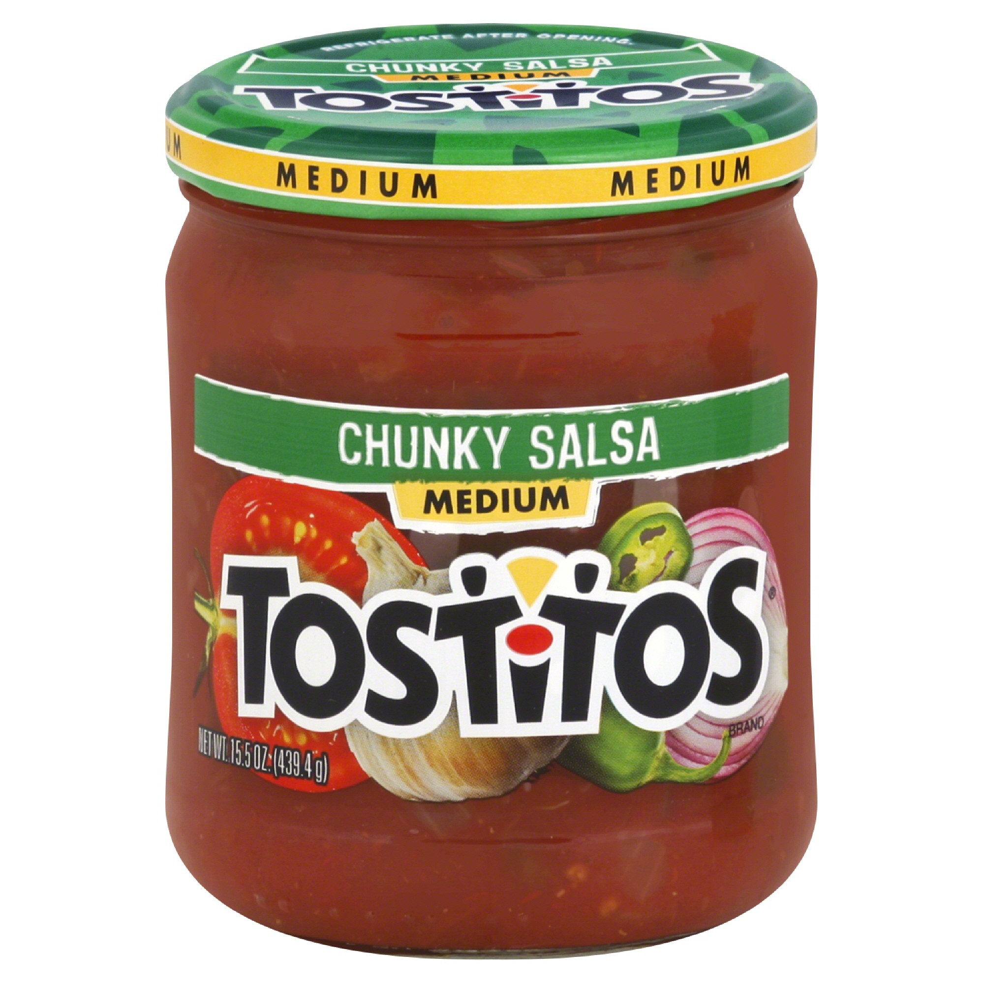 Order Tostitos Salsa, Chunky, Medium - 15.5 oz food online from Rite Aid store, MILLER PLACE on bringmethat.com