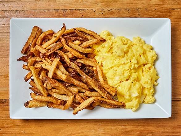 Order Kid's Scrambled Eggs w/Cheese food online from Sabrina's Cafe store, PHILADELPHIA on bringmethat.com