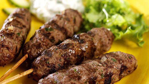 Order Kafta Kabab Plate food online from Nour Cafe store, Revere on bringmethat.com