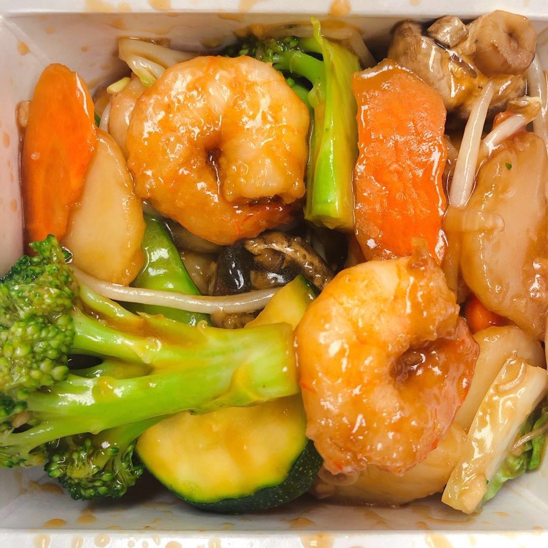 Order Chop Suey Shrimp food online from China A Gogo store, North Las Vegas on bringmethat.com