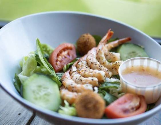 Order Shrimp Salad (6 pcs) food online from Shuck Me store, Southlake on bringmethat.com