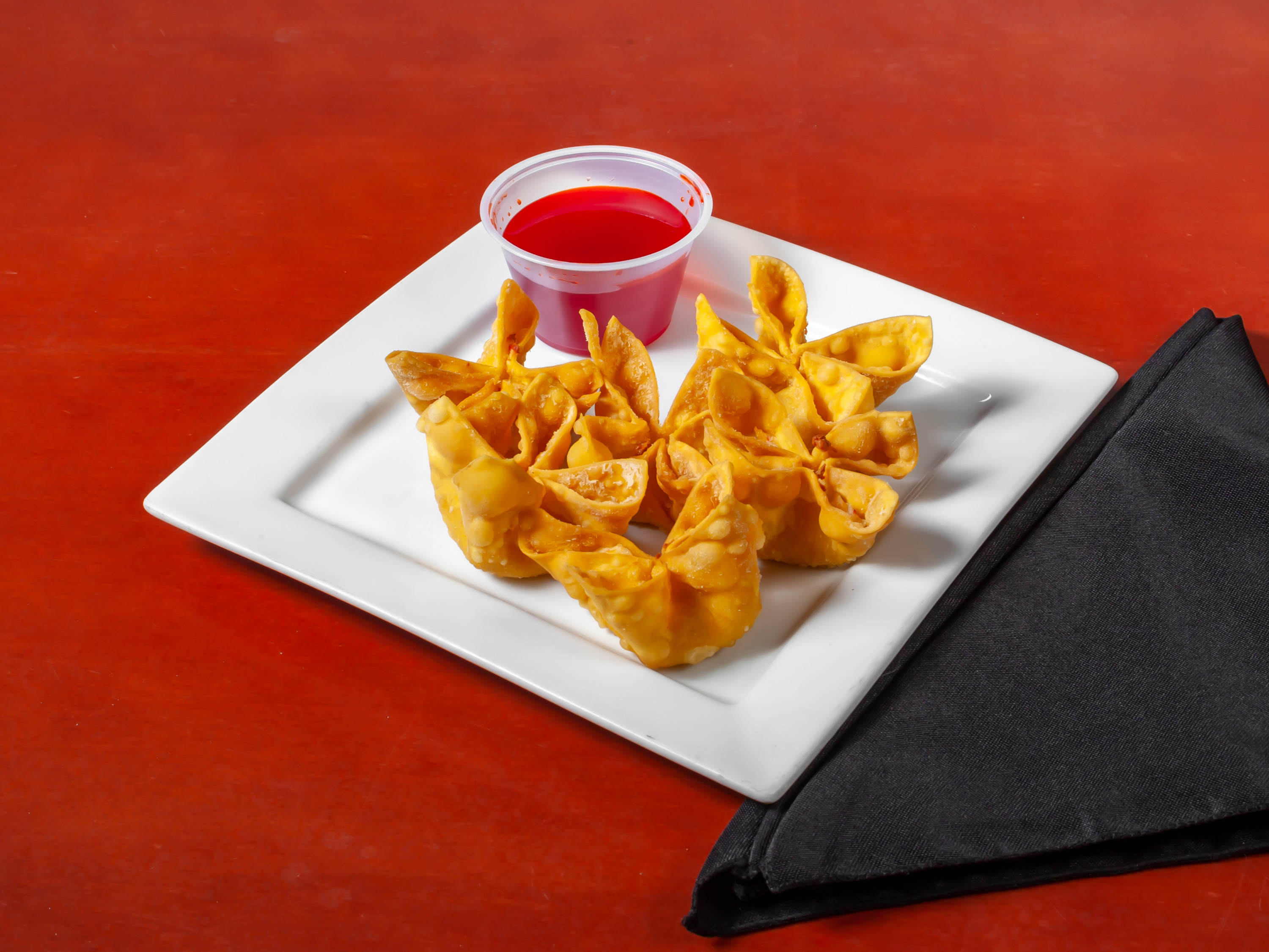 Order 3. Crispy Cheese Wonton food online from Wang & King Asian Cafe store, Charlotte on bringmethat.com