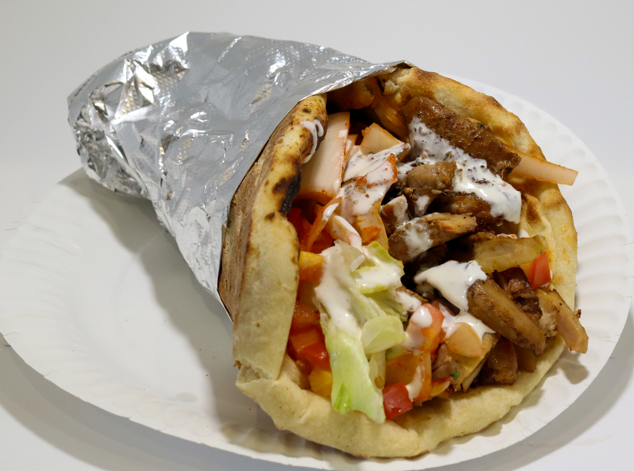 Order Chicken Shawarma Wrap food online from Gyro King & Grill store, East Windsor on bringmethat.com