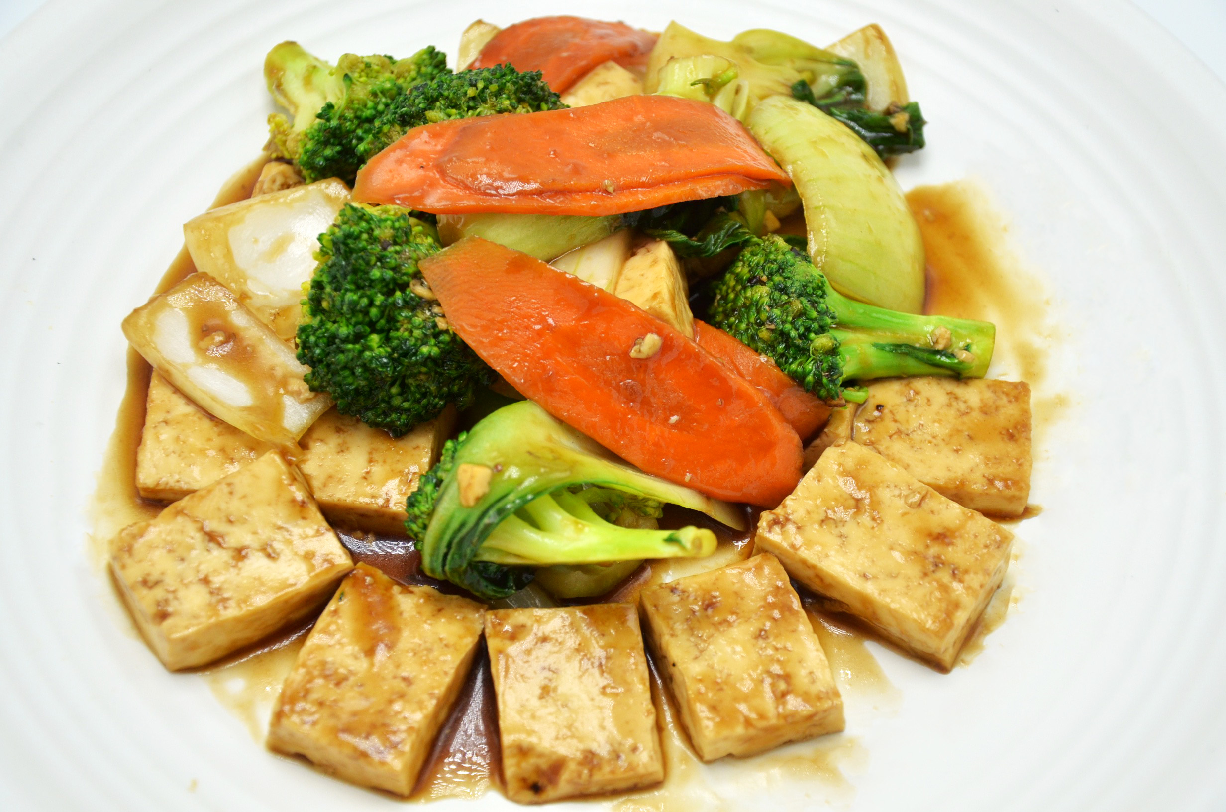 Order 28. Pan Fried Vegetables and Tofu food online from Pho Superbowl store, La Mesa on bringmethat.com