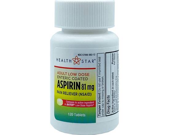 Order GERICARE Adult Low Dose Aspirin 81mg food online from Trio Pharmacy store, Columbus on bringmethat.com