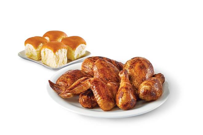 Order Whole Chicken With 4 Rolls food online from Pollo Tropical store, Coral Springs on bringmethat.com