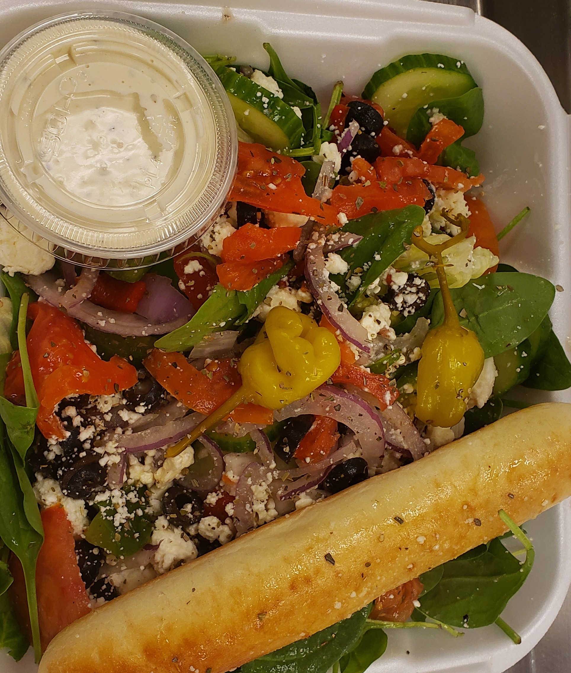 Order Da Big Greek Salad food online from The Ny Slice store, Greenwood on bringmethat.com