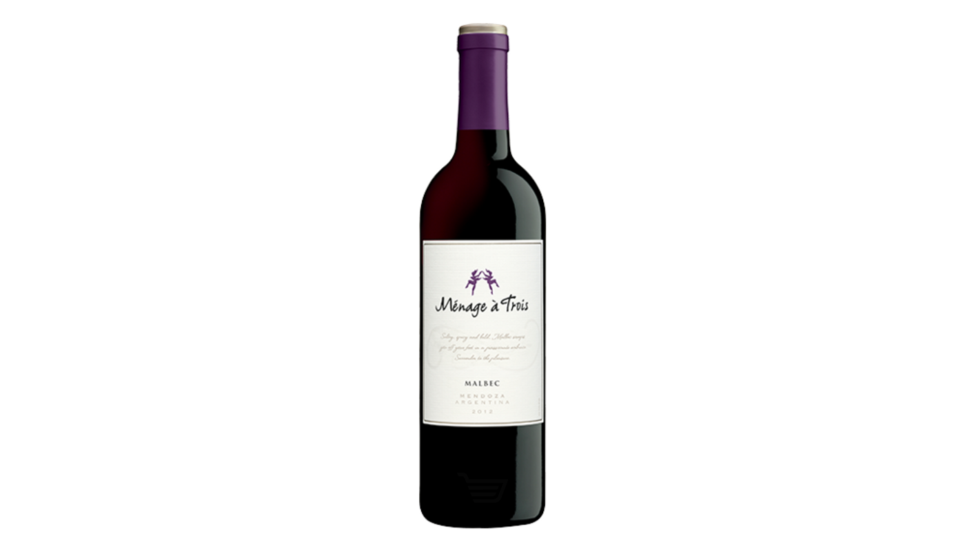 Order Menage a Trois Malbec 750mL food online from Robert Market store, Los Angeles on bringmethat.com