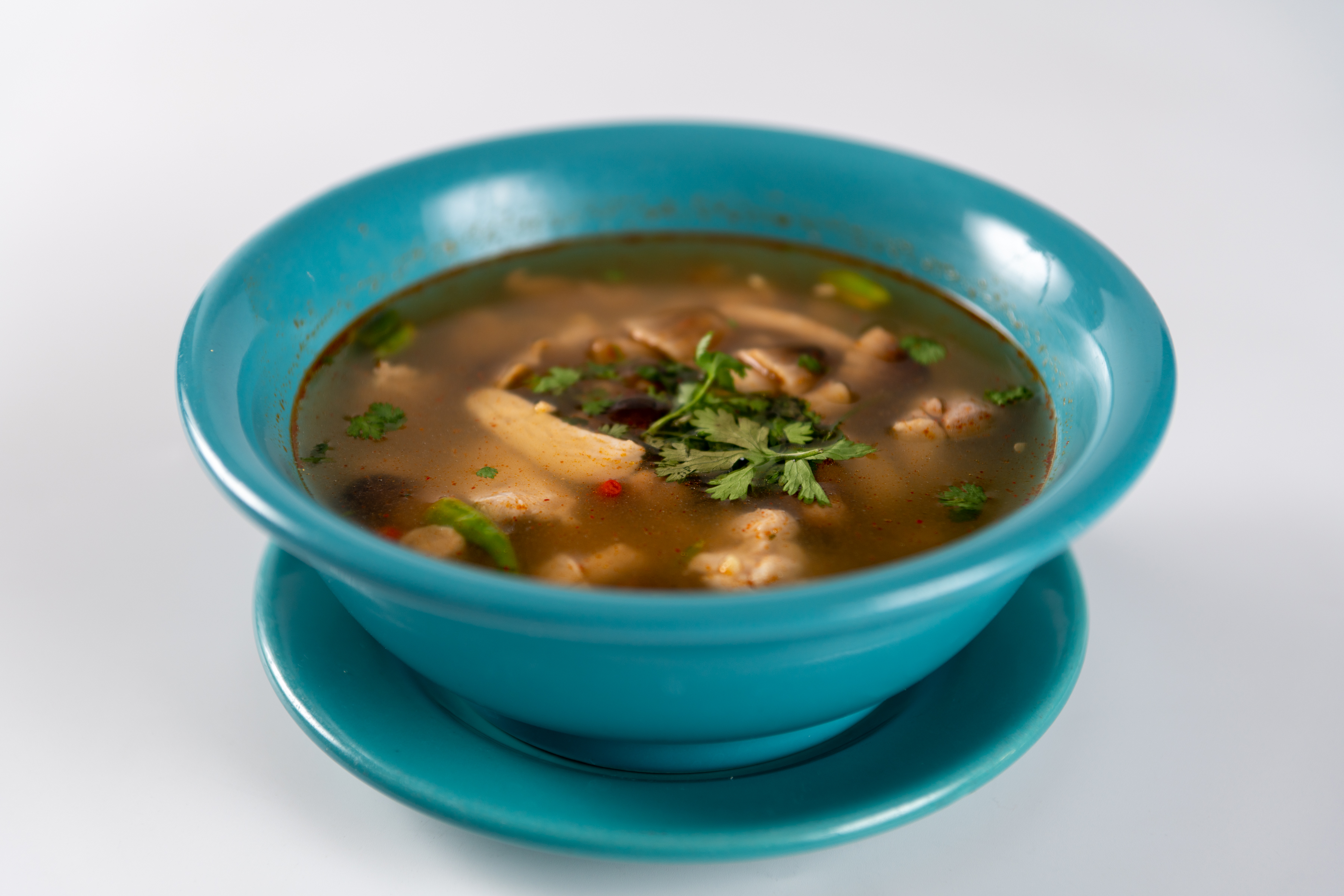 Order Tom Yum Chicken Soup food online from Natalee thai cuisine store, Los Angeles on bringmethat.com