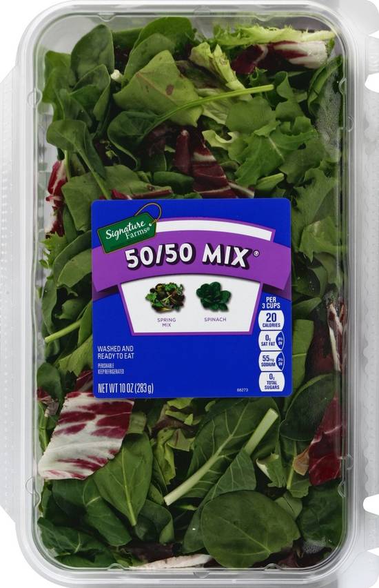 Order Signature Farms · 50/50 Mix Salad (10 oz) food online from Safeway store, Apache Junction on bringmethat.com