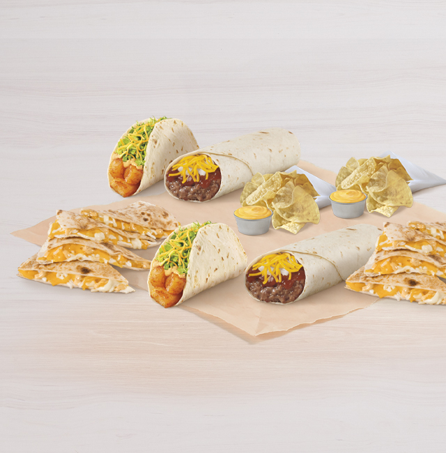 Order Veggie Meal for 2 food online from Taco Bell store, Cairo on bringmethat.com