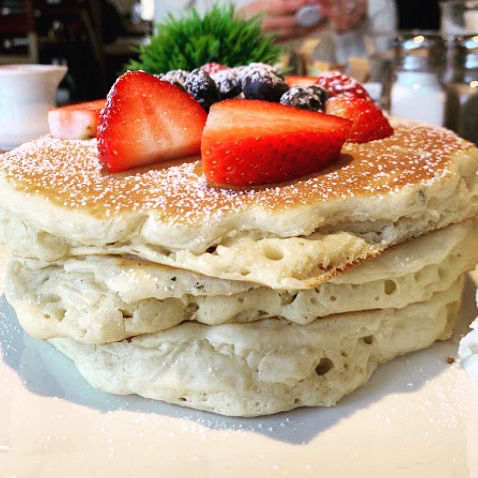 Order Buttermilk Pancake food online from Stray Hen Cafe store, Chicago on bringmethat.com