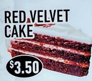 Order Red Velvet Cake food online from Jersey Kabob Platter & Pizza store, Monroe Township on bringmethat.com