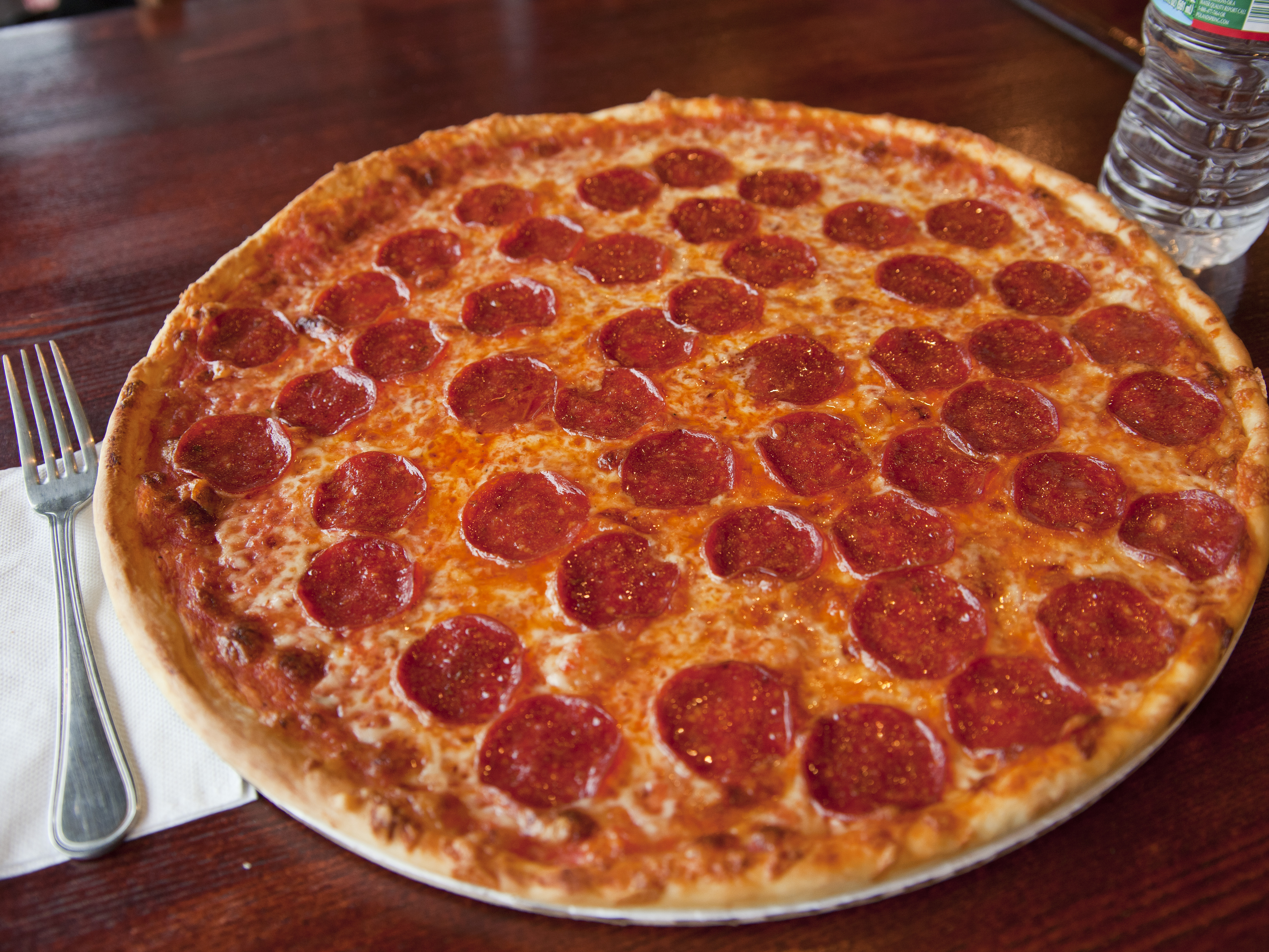 Order 1 Topping Pizza food online from Eddy's Place store, Medford on bringmethat.com