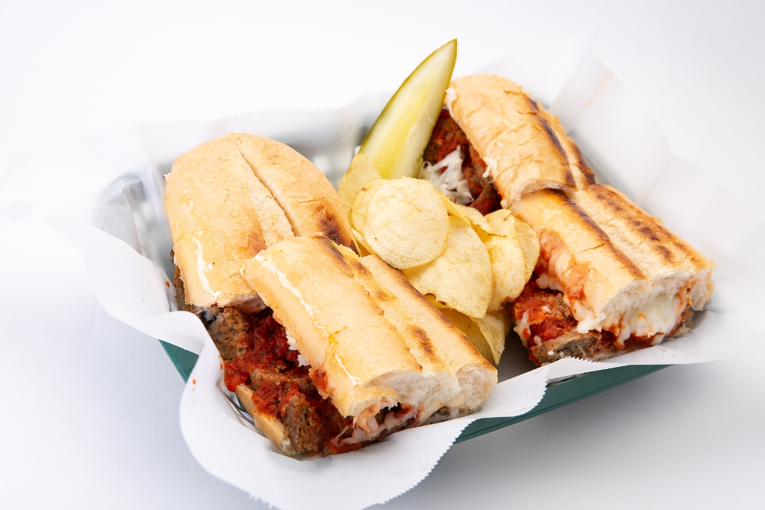 Order 1/2 Meatball Subwich food online from Pizza King store, Lafayette on bringmethat.com