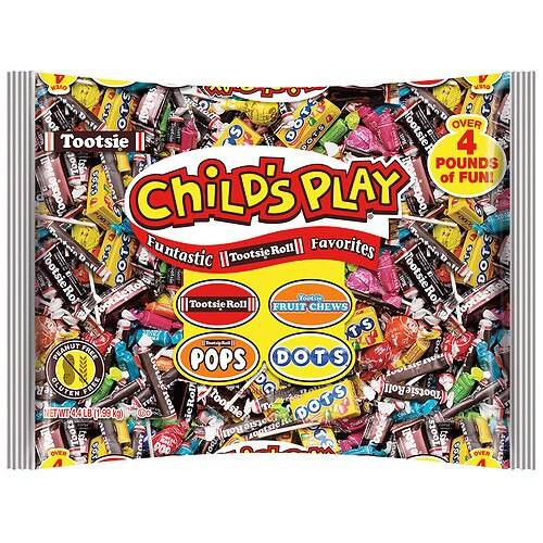 Order Tootsie Roll Child's Play Mixed Candy,Tootsie Rolls, Pops, Dots, Halloween,XL Variety Bag - 4.4 lb food online from Walgreens store, Costa Mesa on bringmethat.com