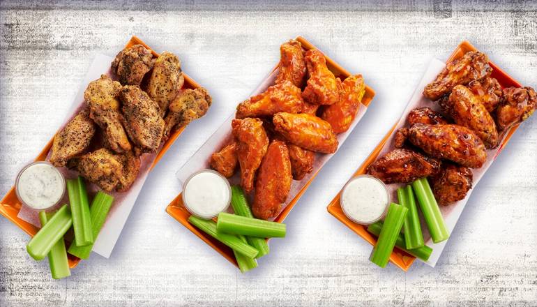 Order Traditional Wings food online from Pasqually Pizza & Wings P448 store, Whitehall on bringmethat.com