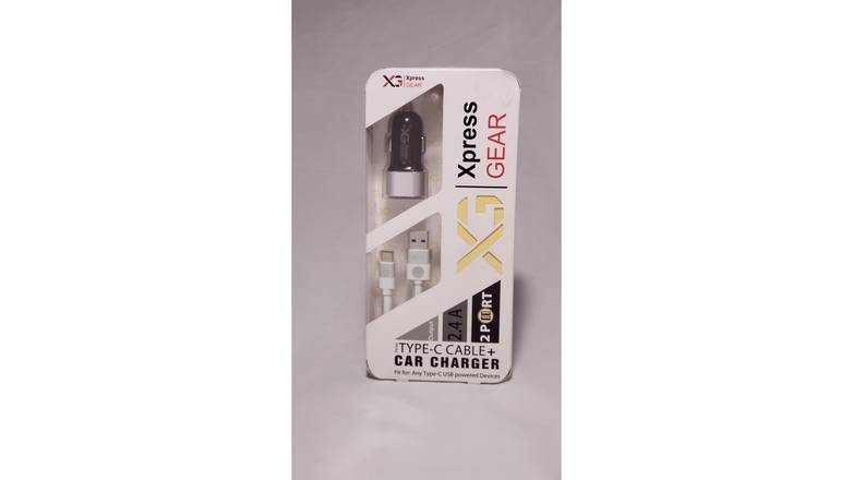 Order Xpress Gear C Type Car Charger food online from Trumbull Mobil store, Trumbull on bringmethat.com