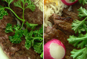 Order Sultan's Platter food online from Shiraz Shish Kabob store, College Station on bringmethat.com