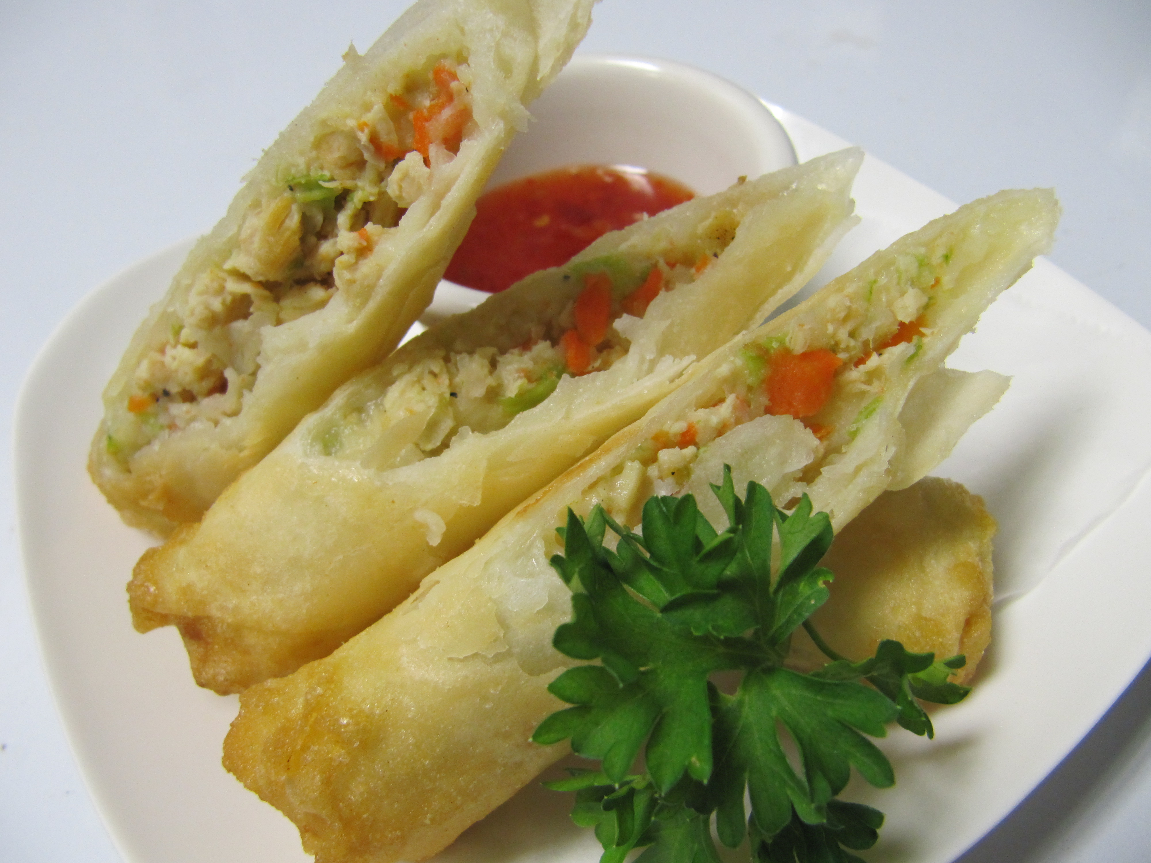 Order Chicken Eggrolls food online from House Modern Sushi store, Mesa on bringmethat.com