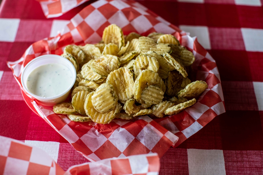 Order Fried Pickles food online from The Texan Cafe & Pie Shop store, Hutto on bringmethat.com