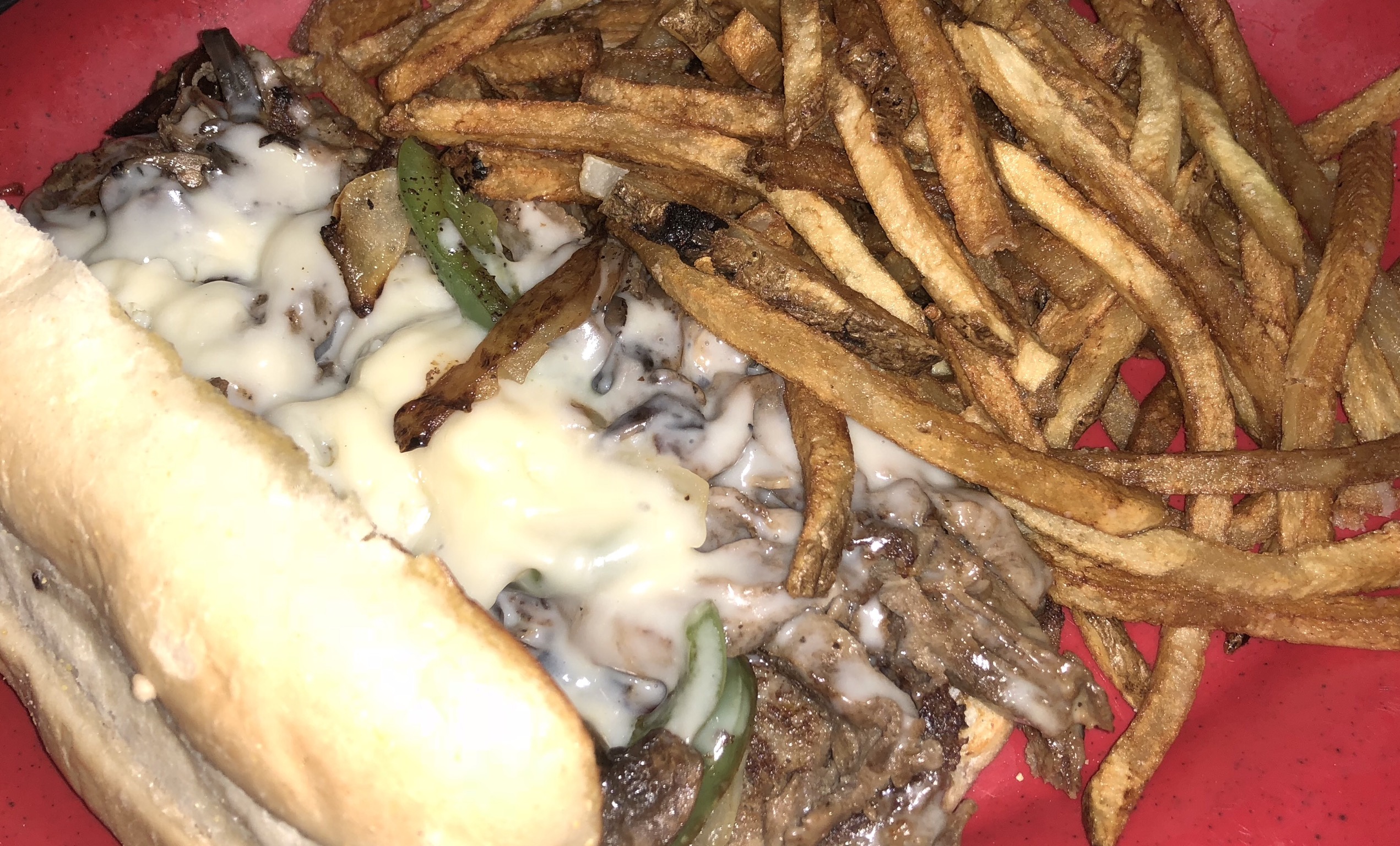Order Philly Cheese Steak Sandwich food online from Shotz Bar & Grille store, Austintown on bringmethat.com