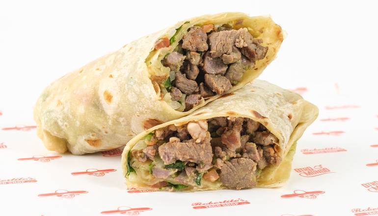 Order Carne Asada Burrito food online from Robertito Taco Shop store, Fresno on bringmethat.com