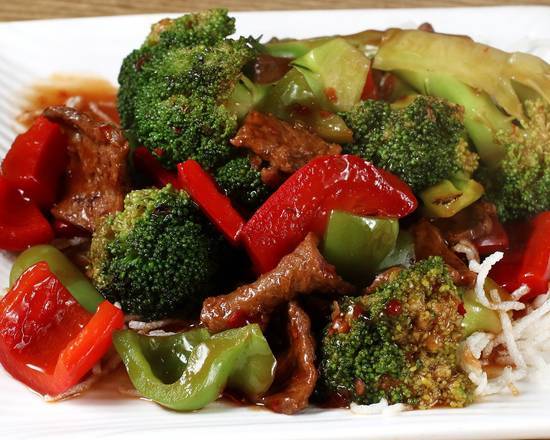 Order L35. Mongolian Soy Beef w/ Pepper & Broccoli food online from Capital Restaurant store, San Francisco on bringmethat.com
