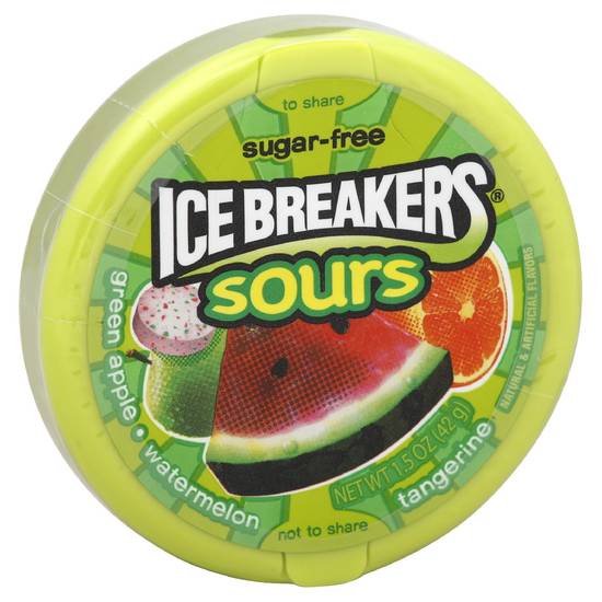 Order Ice Breakers Sours Sugar Free Assorted Fruit (1.5 oz) food online from Rite Aid store, Yamhill County on bringmethat.com