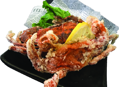 Order 2 Pieces Fried Soft Shell Crab food online from Gatten Sushi store, Gardena on bringmethat.com