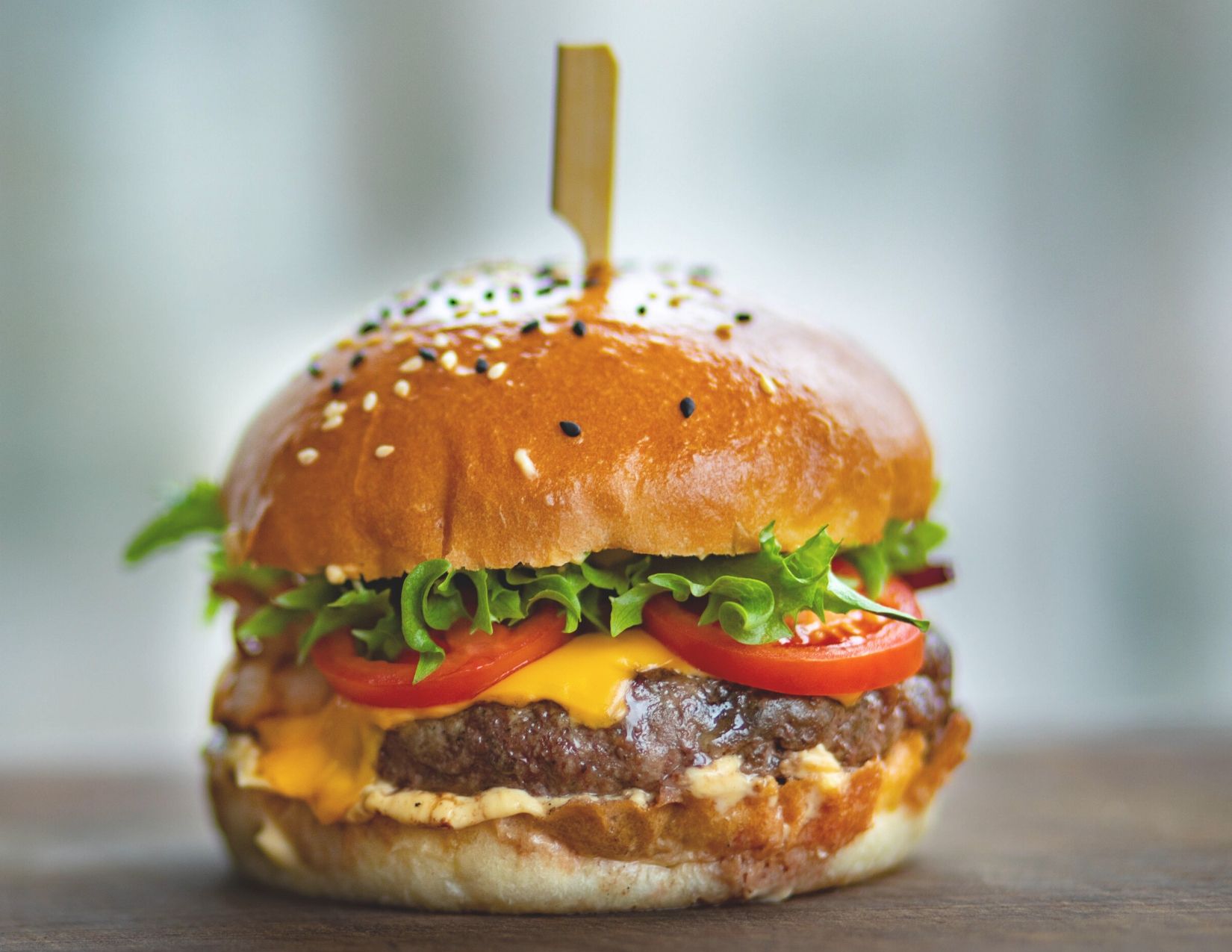 Order Thick and Juicy Burger food online from Bistro Z store, Tarrytown on bringmethat.com