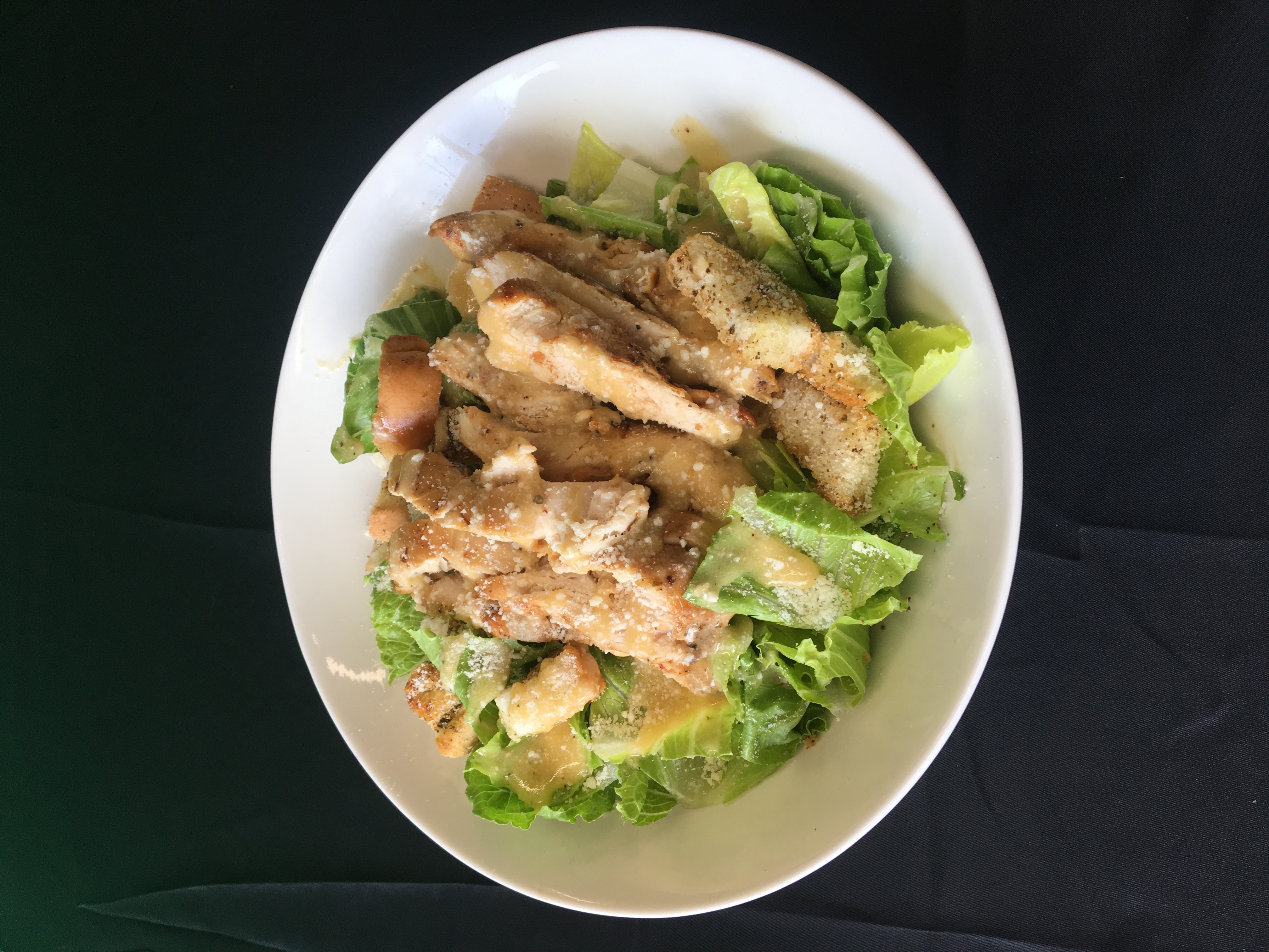 Order Grilled Chicken Caesar Salad food online from Boston House of Pizza store, Roslindale on bringmethat.com