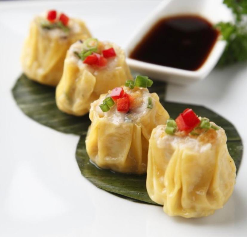 Order 1. Chicken and Shrimp Shumai food online from Thai V Express store, New York on bringmethat.com