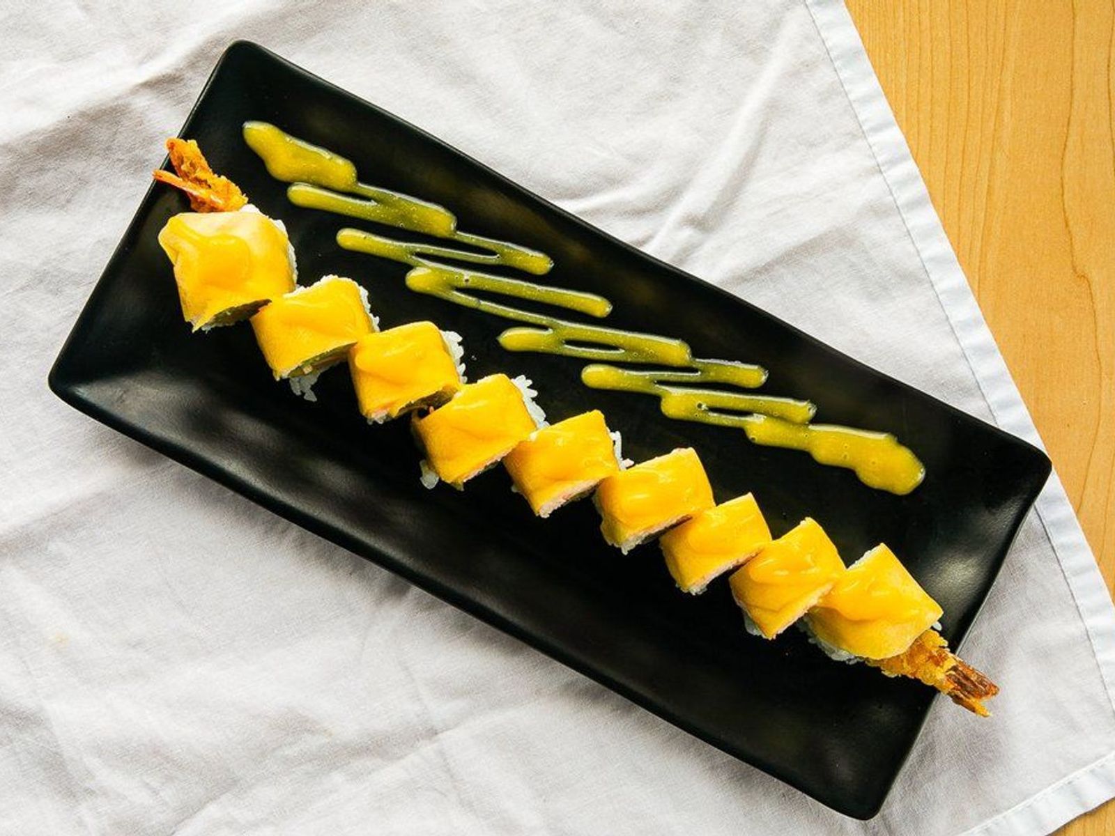 Order 130. Mango Tango Rail food online from Sushi Soho store, Bedford on bringmethat.com