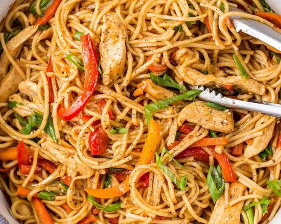 Order Chicken Lo Mein food online from Ahi sushi grill store, Arlington on bringmethat.com
