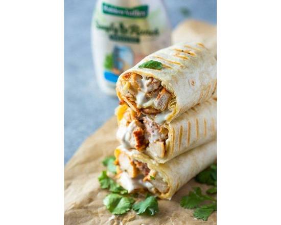 Order Ukrainian Chicken Cheese Wrap food online from East and Feast Lounge store, Austin on bringmethat.com