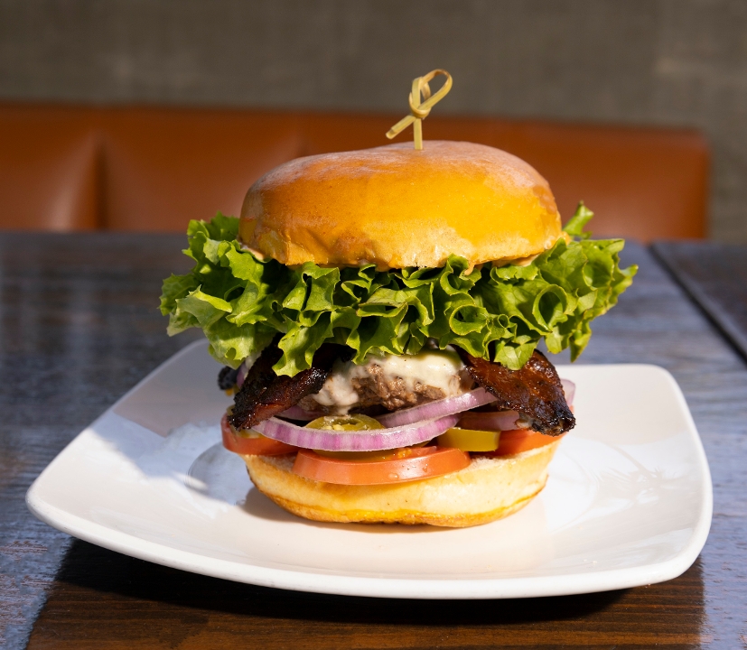 Order Jalapeño Burger food online from Stacked store, Huntington Beach on bringmethat.com