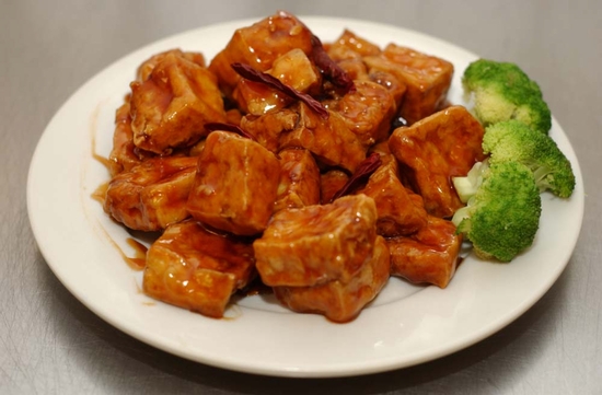 Order 61. General Tso's To Fu-左宗豆腐 food online from Dragon Town store, Bellevue on bringmethat.com
