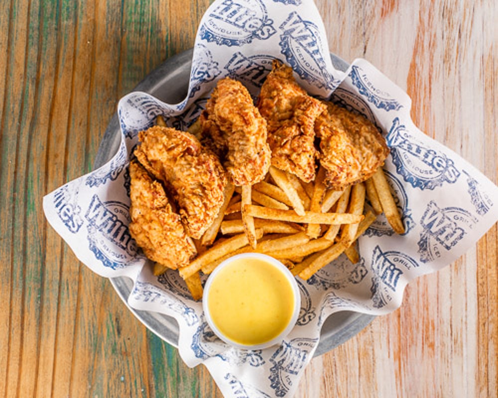 Order Chicken Tenders food online from Willie's Grill & Icehouse store, Sugarland on bringmethat.com